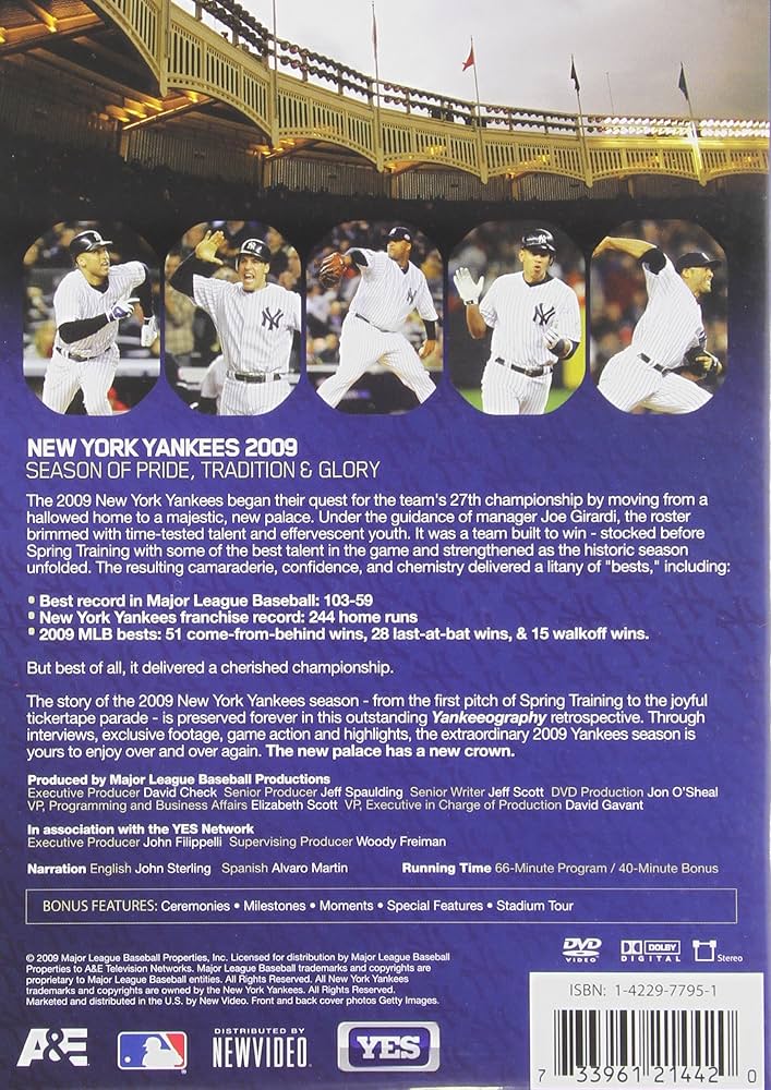 その他 Official 2009 World Series Film: Yankees [DVD] Amazon.com: World Series Champions 2009: New York Yankees